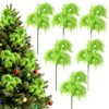 6 PCS Green Christmas Tree Decorations, 16 Inch Christmas Tree