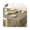 Emma Barclay Damask Rose - Jacquard Table Cloth in Coffee