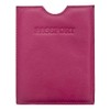Prime Hide RFID Blocking Soft Leather Passport Holder Slip in Cover (Berry)