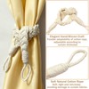 Kinktons Boho Curtain Holdbacks & Cotton Rope Tiebacks Set of