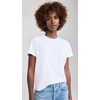 Madewell Women's Perfect Crewneck Tee, Eyelet White, XXL