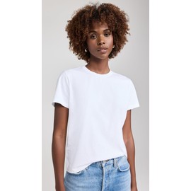 Madewell Women's Perfect Crewneck Tee, Eyelet White, XXL