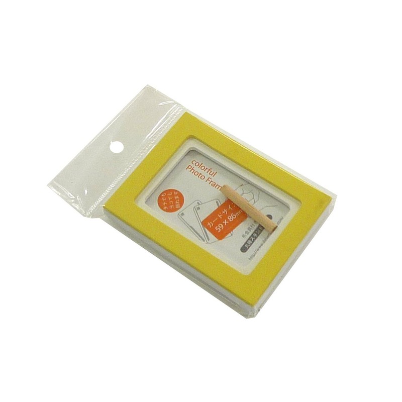 Daisen R08201A03 Picture Frame, Corolu Card, Yellow/White