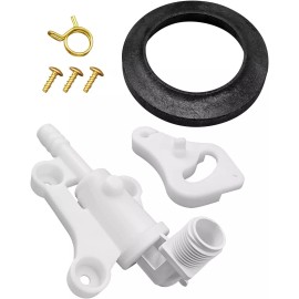 Toilet Water Valve Kit For Thetford 34100 Style Lite & Style Plus Water Valve Kit Model 34100