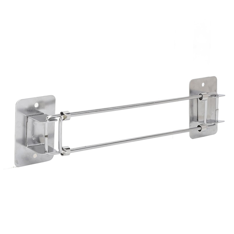 195‑345mm RV Shower Corner Storage Bar Stainless Steel Adjustable Bathroom