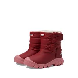 Hunter Intrepid Snow Boot (Little Kid/Big Kid) Vital Burgundy/Purring Pink 4 Big Kid M
