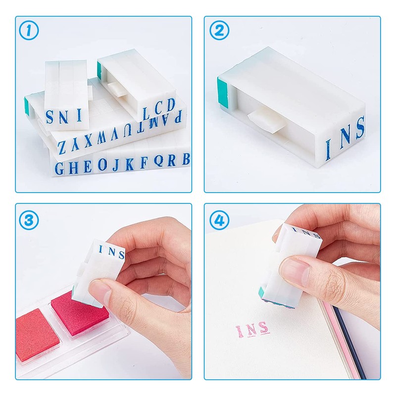 Doyime Number Stamp Set, Stamp, Number, Name Stamp, Number Set,