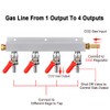 MRbrew Gas Manifold, CO2 Gas Distributor, 5/16'' Barb Fitting Beer