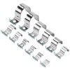25 Pcs Pipe Clips 12mm Pipe Clamp Single-Hole Pipe Brackets