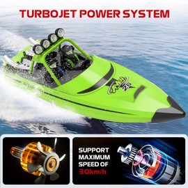 ARRIS Fast RC Jet Boat with Self-Righting Water Jet Pump RTR