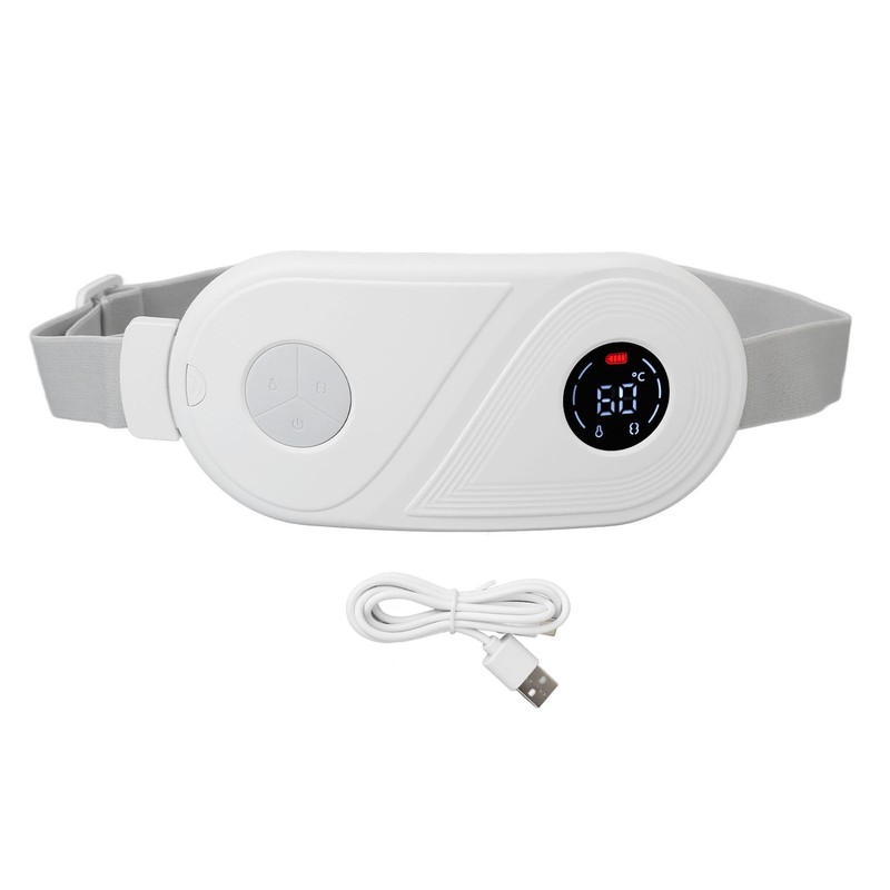 Portable Cordless Heating Belt 3 Heat Levels 3 Vibration Modes