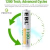 EBL 16x AAA Rechargeable Batteries Triple A 1100mAh NiMH +AA
