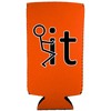 Fck It Funny Slim Can Coolie (Orange, 2 Pack)