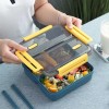 OEM Lonchera Hermetica 1.5lt Lunch Box Kawaii Cubiertos