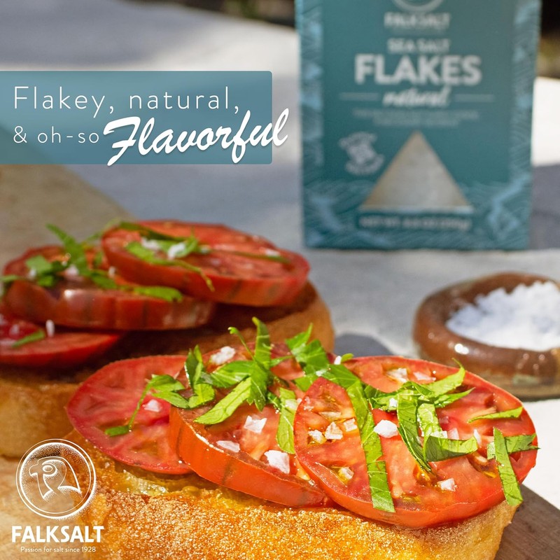 Falksalt - Natural Sea Salt Flakes, Handcrafted, Kosher, and All