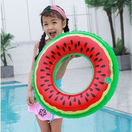 Swimming Ring for Children, Watermelon, Kids, Baby, Float, Fruit Float, For Boys and Girls, Pool, Water Play (70#)