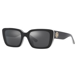 Tory Burch Sunglasses TY 7190 U 19466G Black White Trilayer