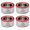Front and Rear Wheel Bearings Kit Compatible with John Deere