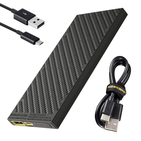 Nitecore NB10000 Gen II (Gen 2) Ultra-Slim Power Bank, 10000mAh