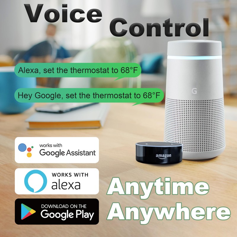 MAXKOSKO 1PC WiFi Smart Thermostat for Electric Floor Warming System