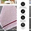 Samuel Lamont Poli-Dri Cotton Tea Towel, Burgundy