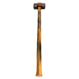 NewRuleFX Foam Large 34 Inch Rubber Sledgehammer Stunt Prop - Rusty - Rusty Head with Aged Handle