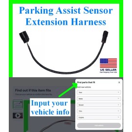 fits Ford Chevy Parking Assist Sensor Extension Harness Connector Plug Park Aid