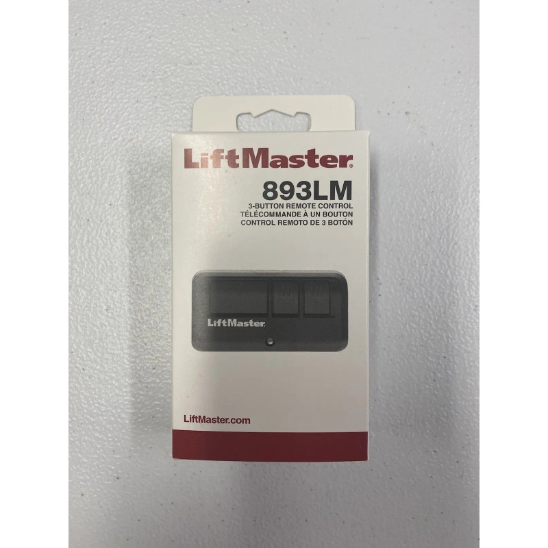 LiftMaster 893LM 3 Button Garage Door Opener Remote Control