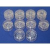 10 PLASTIC SEWING MACHINE BOBBINS WILL FIT, BABYLOCK, ELNA, JANOME,NECCHI + MORE