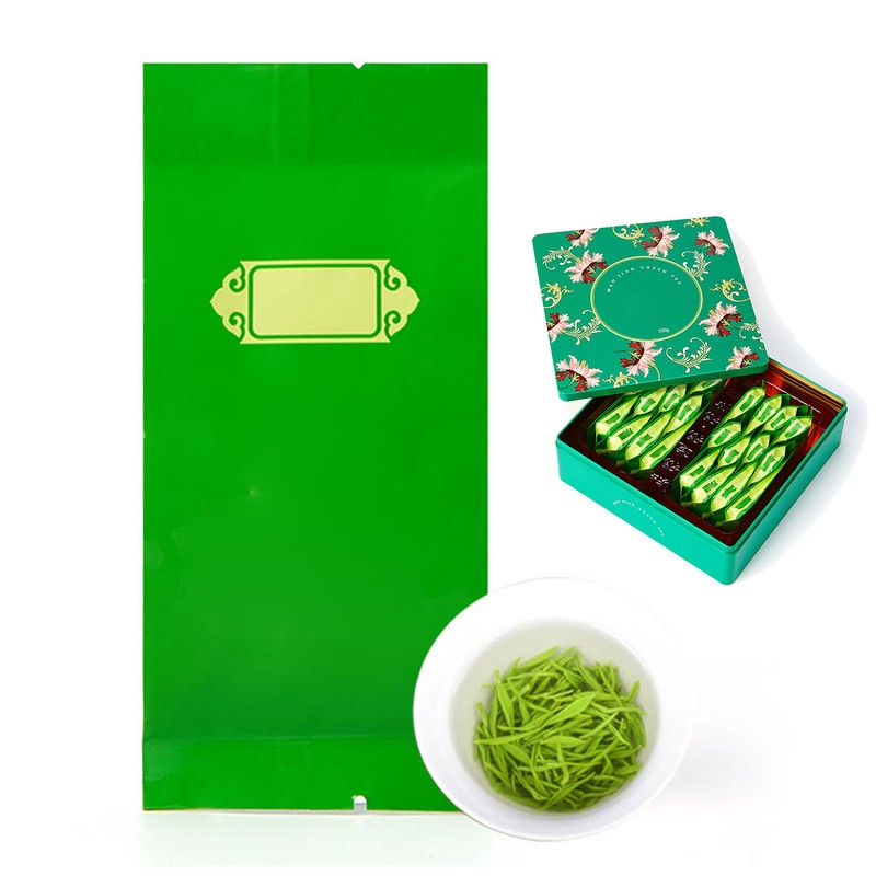 1 Box Green Tea Pure Natural Long Strip Shape Chinese