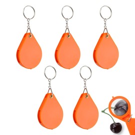 LERANXIN Pack of 5 Folding Pocket Magnifiers, Handheld Magnifier, Folding Reading Magnifier, Rotating Design, 10x Magnification, for Reading Small Print, for Studying Antiques and Insects