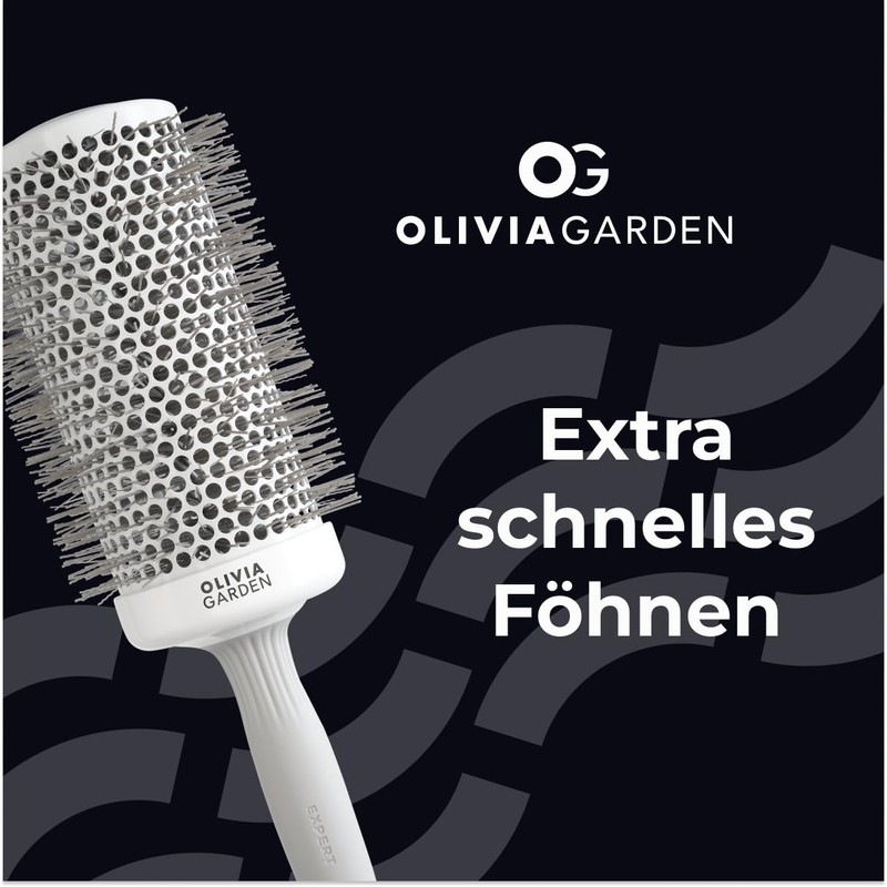 Olivia Garden - Expert Blowout Speed White and Grey Hairbrush