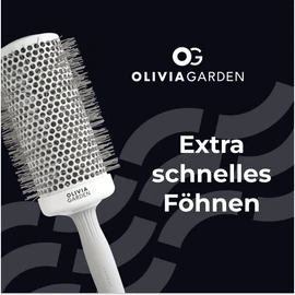 Olivia Garden - Expert Blowout Speed White and Grey Hairbrush 65