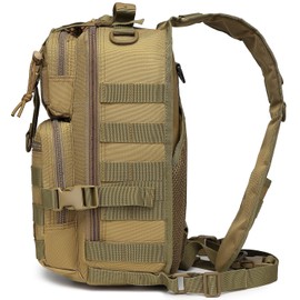 ATBP Tactical Sling Backpack Bag Military Shoulder Bag Pack for Men EDC Molle Crossbody Bag 15L