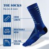 Fjquamitix Toe Socks for Men and Women High Performance CooLmax