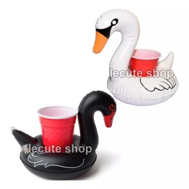 Inflatable Inflable Salvavidas Cisne Negro Porta Vaso Alberca  Jacuzzi