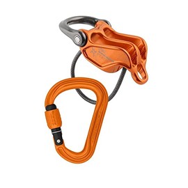 DMM Pivot Belay Device/Phantom HMS Carabiner Set - Orange