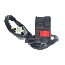 L/H Light Switch Fit for Honda ATC 250 Big Red ATC250ES 1985 1986 1987 Handlebar Switch Start/Kill/Light/Choke 35200-HAO-681