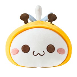 Onsoyours Cute Kitten Bee Plush Toy Stuffed Animal Kitty Soft Anime Cat Plush Pillow for Kids (Yellow Cat Bee, 20")