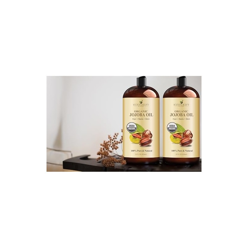 Handcraft Blends Usda Aceite de Jojoba Orgánico - 28 Fl
