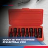 NEIKO 01137B 1/2-Inch-Drive Allen Socket Set, 3-Inch Length, 1/2-Inch Impact
