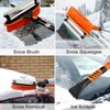 TIROL 42' Ice Scraper and Extendable Snow Brush Emergency Snow