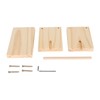 Horizontal Yarn Holder 20cm Spindle Length Increase Speed DIY Wooden