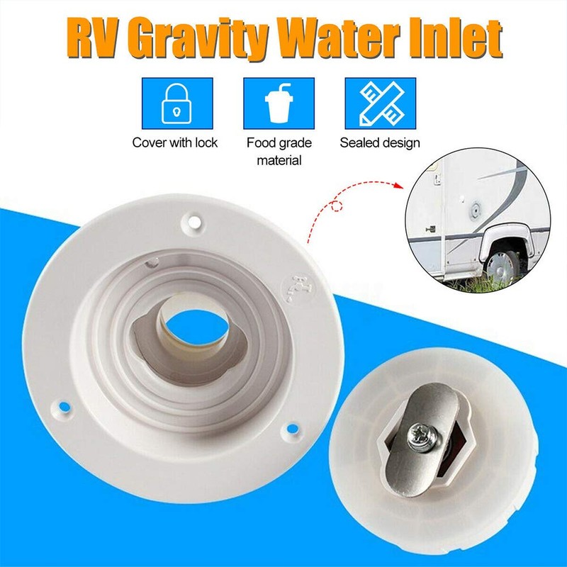 ANAJOY RV Water Cap with Key Gravity Water Inlet Lockable