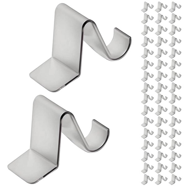50Pcs Cabinet Shelf Clips, Shelf Support Pegs Removable Shelving Holders,