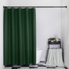 SPXTEX Dark Green Shower Curtains 72 inches Long Waterproof Fabric