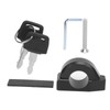 AntiTheft Helmet Lock Security Zinc Alloy with 2 Keys Universal