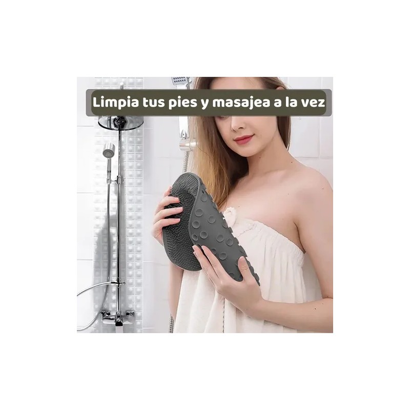 Limpieza Pies Tapete Ducha Exfoliante Espalda Higiene F