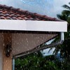 4 Pcs Gutter Valley Splash Guards Downspout Diverter Roof Rain