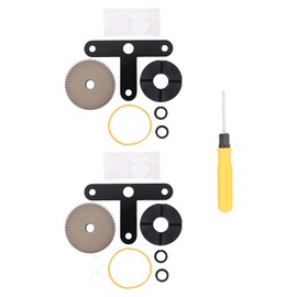 MOTOKU Driver and Passenger Side Upgrade Headlight Motor Gear Repair Kit for Chevy Corvette C5 2000-04, Pontiac Sunbird 1992-94, Firebird 1993-02, Saturn SC SL 1991-96